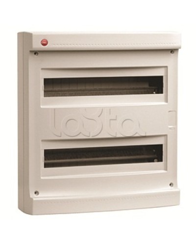 Щиток настен.без двер.36мод.,IP40,сер.,с усил. клем.блок.2х87312 DKC 83736 в Оренбурге Боксы для автоматов Pintop.ru