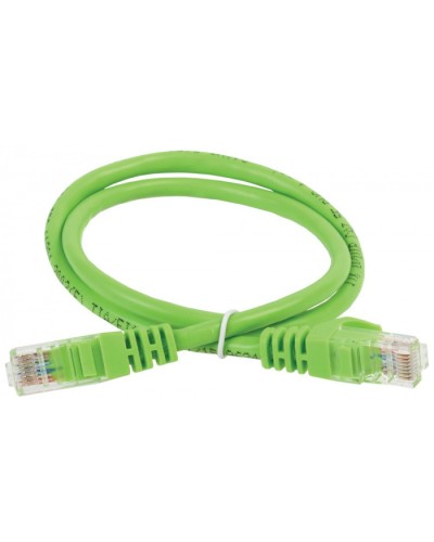 ITK Коммутационный шнур (патч-корд), кат.5Е UTP, 2м, зеленый (PC02-C5EU-2M) в Оренбурге Патч-корды и пигтейлы Pintop.ru