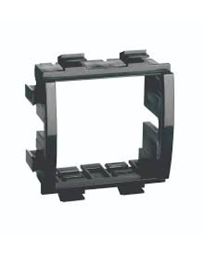 Каркас под 2 модуля Brava, чёрный DKC (F0000MB) в Оренбурге Блоки розеток Pintop.ru