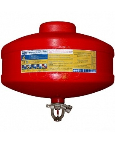 Модуль порошкового пажаротушения ПОЖТЕХНИКА МПП-12/68 МИГ (температура срабатывания +68°С) (красный) в Оренбурге Модули порошковые Pintop.ru