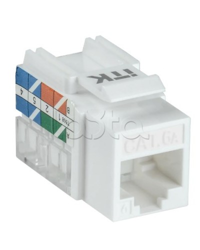 Модуль Keystone Jack кат. 6A UTP 110 IDC 90 град. ITK CS1-1C6AU-11 в Оренбурге Модули Keystone Pintop.ru