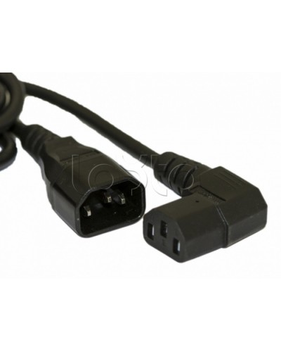 Кабель питания монитор-компьютер Hyperline PWC-IEC13A-IEC14-3.0-BK в Оренбурге Коннекторы Pintop.ru