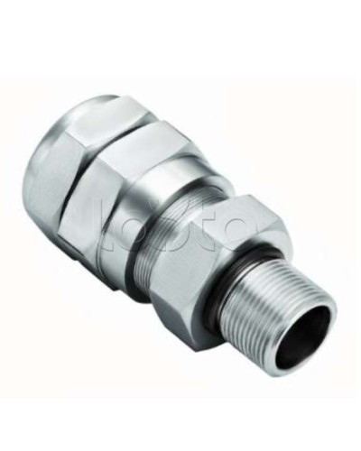 Кабельный ввод для бронированного кабеля с уплотнением внутренней оболочки кабеля резьбой G1/2, внешним диаметром кабеля D от 11 до 15 мм и проходным диаметром кабеля d= 6-10 мм Спектрон КВБ-15/10-М-G1/2 в Оренбурге Аксессуары для кабель-канала Pintop.r