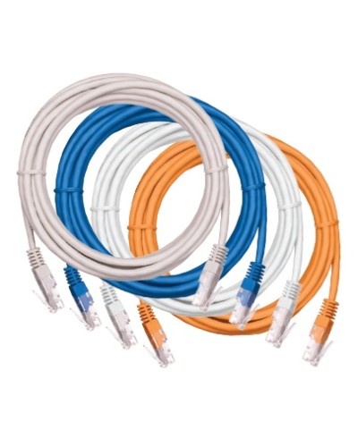 Шнур коммутационный NETLAN U/UTP 4 пары, Кат.5е (Класс D), 100МГц, 2хRJ45/8P8C, T568B, заливной, многожильный, BC (чистая медь), PVC нг(B), белый, 1м, уп-ка 10шт. NETLAN EC-PC4UD55B-BC-PVC-010-WT-10 в Оренбурге Патчкорды (медные) Pintop.ru