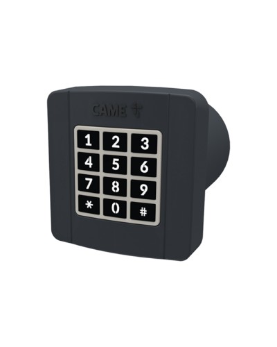 Проводная встраиваемая кодонаборная клавиатура Came 806SL-0290 - SELT2BDG, подключаемая к шине CXN, 12 кнопок, синяя подсветка, RAL7024 в Оренбурге Запчасти для шлагбаумов и автоматики Pintop.ru