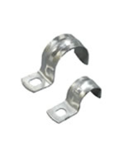 Экопласт (43708) - Скоба оцинкованная с одним отверстием, для трубы D8-9 мм в Оренбурге Крепежные изделия Pintop.ru