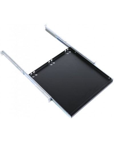 Полка клавиатурная с телескопическими направляющими, регулируемая глубина 580-620 мм ЦМО ТСВ-К4-9005 в Оренбурге Полки для шкафов и стоек Pintop.ru