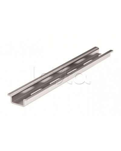 DIN-рейка OMEGA 2F 15.5х5.5 с перфорацией DKC 02130 в Оренбурге Крепежные изделия Pintop.ru