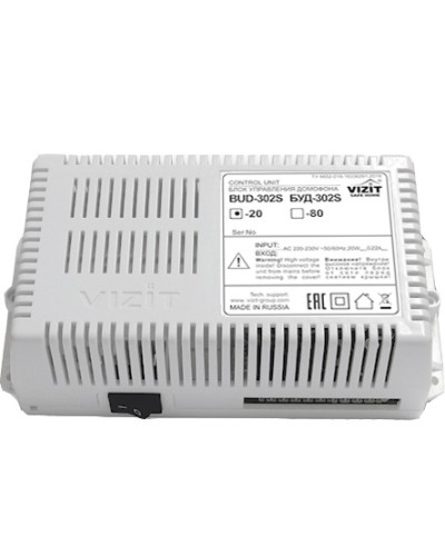 Блок управления и питания Vizit БУД-302S-20 в Оренбурге Блоки управления многоабонентные Pintop.ru