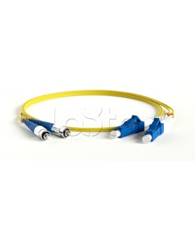 Патч-корд волоконно-оптический Hyperline FC-D2-9-FC/UR-FC/UR-H-1M-LSZH-YL в Оренбурге Патч-корды оптические Pintop.ru