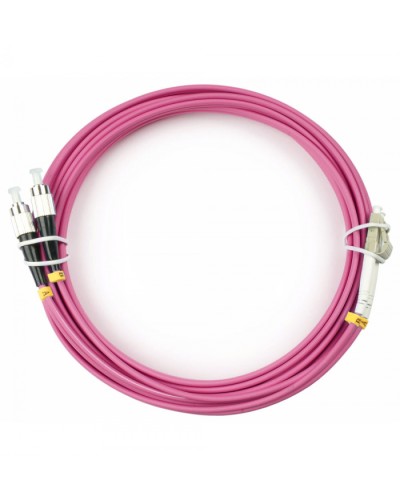 Шнур оптический duplex LC-FC 50/125 mm OM4 20м LSZH Cabeus FOP-50-OM4-LC-FC-20m в Оренбурге Патч-корды оптические Pintop.ru