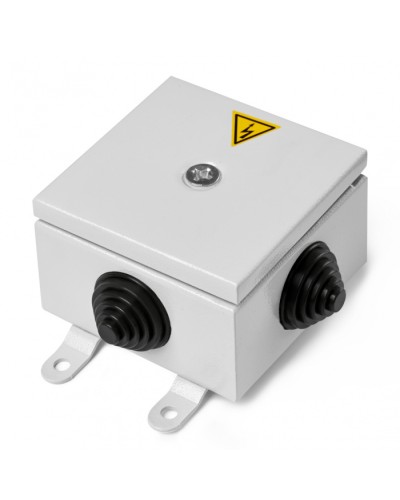 Коробка монтажная огнестойкая металлическая герметичная КМОМГ (4к х 2,5мм) 100х100х60 IP 66 (3 ввода) ПожТехКабель (076-501) в Оренбурге Распределительные коробки Pintop.ru