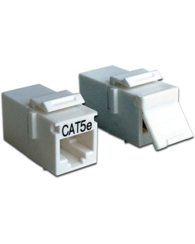 Повторитель портов RJ-45, неэкранированный, кат.5E, формата Keystone LANMASTER LAN-KCP45U5E-WH в Оренбурге Проходные адаптеры Pintop.ru