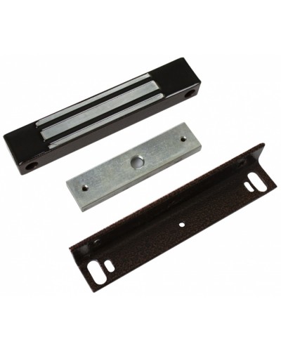 Замок электромагнитный влагозащищенный AccordTec ML-350N с уголком, цвет (коричневый) в Оренбурге Электромагнитные замки Pintop.ru