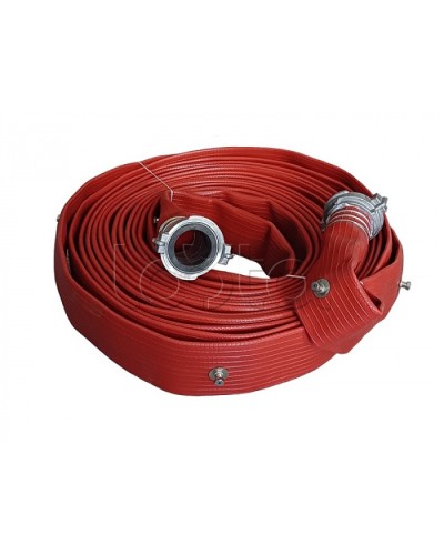 Магнито-Контакт Рукав пожарный перфорированный с дюзами РПМ(Д)-65-1,6-ИМ-УХЛ1 с головками ГР-65 ал, для создания водяных завес в Оренбурге Пожарные рукава Pintop.ru