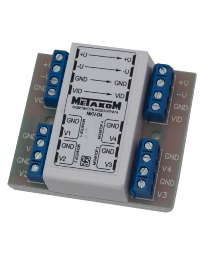 Разветвитель видеосигнала Метаком MKV-D4C в Оренбурге Блоки коммутации многоабонентные Pintop.ru