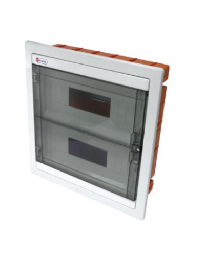 Щиток скрытой установки, 24 модулей, IP40 Экопласт 46024 в Оренбурге Боксы для автоматов Pintop.ru