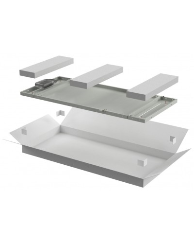 ITK LINEA N Панель задняя 600мм шкафа 47U сер. (LN35-47U6X-ZM) в Оренбурге Аксессуары для стоек и шкафов Pintop.ru