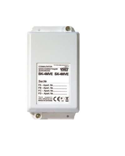 Блок коммутации домофонов Vizit БК-4MVE в Оренбурге Блоки управления многоабонентные Pintop.ru