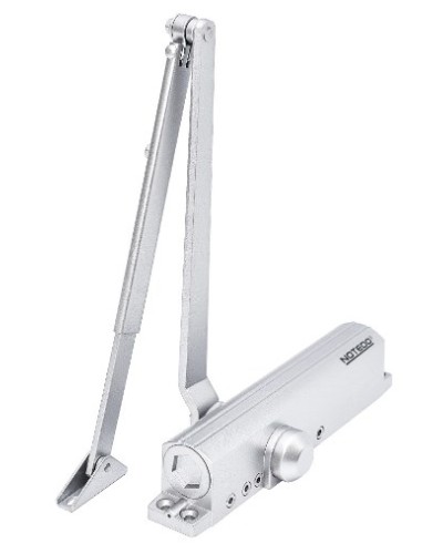 Доводчик NOTEDO DC-030-130 EN2-5, с рычажной тягой, DA+BC, (белый) в Оренбурге Доводчики Pintop.ru