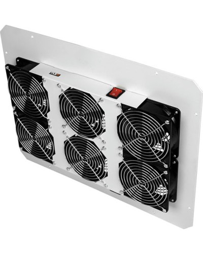 Панель вентиляционная с 6 вентиляторами TLK TLK-FAN6-BK в Оренбурге Вентиляторные модули Pintop.ru
