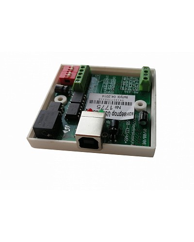 Конвертер для объединения контроллеров AT-SN в сеть AccordTec Конвертер RS-485/USB в Оренбурге Дополнительное оборудование для СКУД Pintop.ru