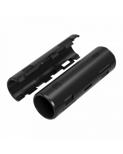 Муфта разборная d20 мм атмосферостойкая черная (10шт/320шт уп/кор) Промрукав (PR13.0434) в Оренбурге Повороты, муфты, тройники Pintop.ru