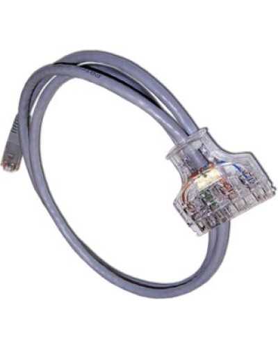 Патч-корд 110 тип - RJ45, 4 пары, UTP, категория 6, 2 м LANMASTER LAN-45-P4-2.0/6 в Оренбурге Патч-корды и пигтейлы Pintop.ru