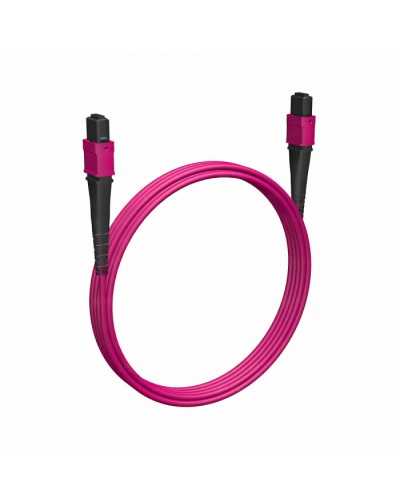 Кабельная сборка MPO(F) -MPO(F)-12 волокон 50/125 OM4, 7 m Cabeus (FOP-50-OM4-12-MPO(F)-12-MPO(F)-B-7m) в Оренбурге Кабельные сборки (оптические) Pintop.ru