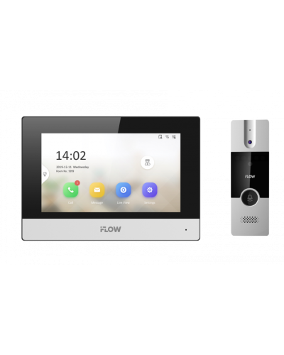 Комплект гибридного видеодомофона iFlow F-VI-5342H в Оренбурге Комплекты домофонов Pintop.ru