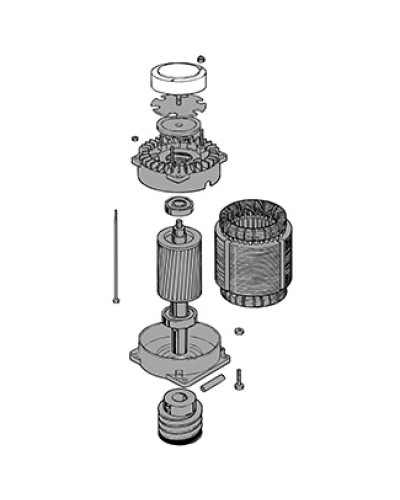 Электродвигатель C-BY Came 119RIC036 в Оренбурге Запчасти для шлагбаумов и автоматики Pintop.ru