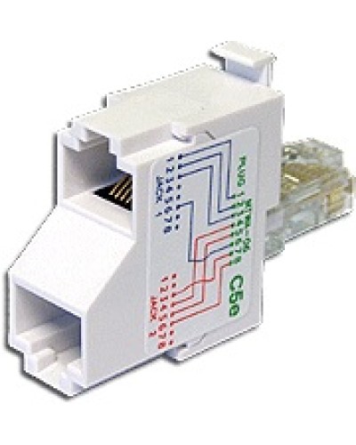 T-адаптер 1 телефонный и 1 компьютерный порт TWT TWT-T-E2-U2 в Оренбурге Проходные адаптеры Pintop.ru