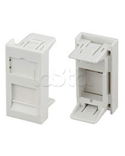 Вставка для 1 модуля формата Keystone Jack Hyperline SIP2-1K-M45-22.5 в Оренбурге Модули Keystone Pintop.ru