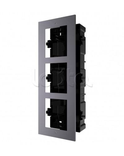 Рамка для врезного монтажа на 3 модуля CTV-IP-UF3F в Оренбурге Аксессуары для IP домофонов Pintop.ru