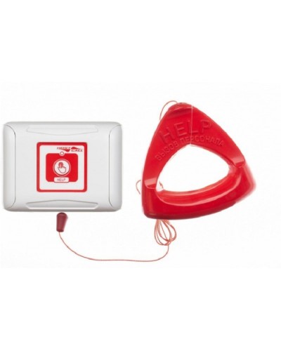 Влагозащищенная радиокнопка вызова со шнуром Hostcall MP-413W2 в Оренбурге Система оповещения и трансляции Hostcall Pintop.ru