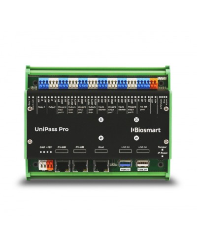 Контроллер управления доступом в бесконтактных СКУД и системах учета рабочего времени по венам ладони и RFID-картамBioSmart UniPass Pro в Оренбурге Контроллеры Pintop.ru