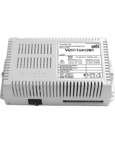 Блок управления терминала консьержа Vizit-TU412M1 в Оренбурге Блоки управления многоабонентные Pintop.ru