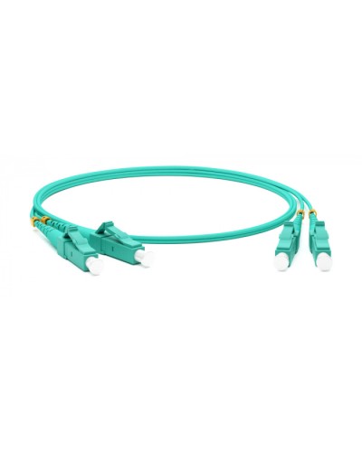 Патч-корд волоконно-оптический MM 50/125(OM3), LC-LC, duplex, LSZH, 1 м Hyperline FC-D2-503-LC/PR-LC/PR-H-1M-LSZH-AQ (FC-503-LC-LC-10G-1M) в Оренбурге Патч-корды оптические Pintop.ru