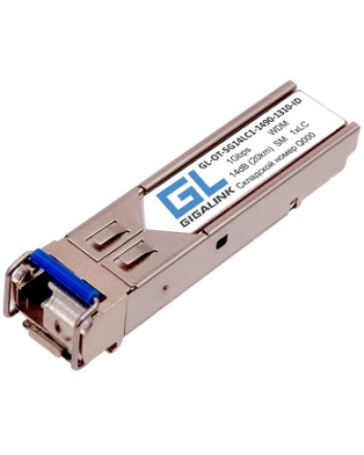 Модуль SFP Gigalink GL-OT-SG14LC1-1310-1490-I-D в Оренбурге Модули SFP/XFP/GBIC Pintop.ru
