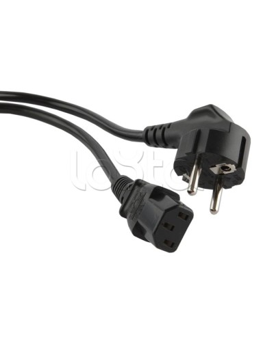 Кабель питания 10 м Hyperline PWC-IEC13-SHM-10-BK в Оренбурге Патч-корды и пигтейлы Pintop.ru