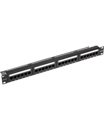 Панель коммутационная с кабельным органайзером 19, 1U, 24 порта, UTP, RJ-45, CAT 5e REXANT PRO (02-0031) в Оренбурге Аксессуары для стоек и шкафов Pintop.ru