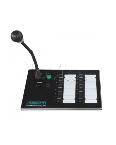 Консоль микрофонная DSPPA PAVA-8008 в Оренбурге Система оповещения и трансляции Dsppa Pintop.ru