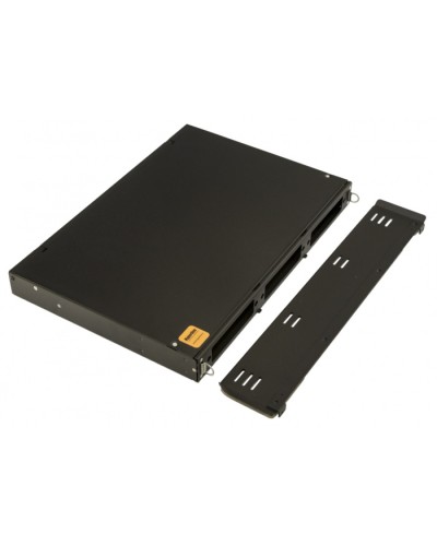 Бокс оптический 19 Hyperline FO-19V-1U-3xSLT-W130H30-24UN-BK в Оренбурге Кросс оптический Pintop.ru