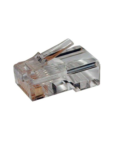 Коннектор RJ-45 под витую пару, категория 6 , универсальный (для одножильного и многожильного кабеля) Cabeus 8P8C-C6 в Оренбурге Коннекторы и разъемы Pintop.ru