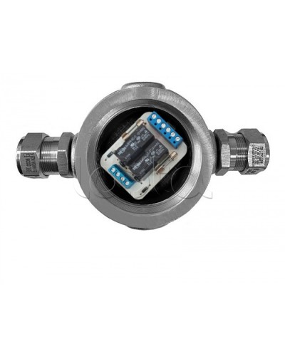 Магнито-Контакт УК-ВК-Ех-12 АЯКС П, с двумя кабельными вводами Ех МКВМ 25 в Оренбурге Комутационные взрывозащищенные коробки Pintop.ru