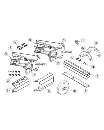 Рычаги F500 без крепления Came 119RID185 в Оренбурге Запчасти для шлагбаумов и автоматики Pintop.ru