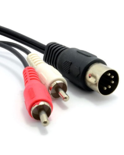 Шнур DIN 5PIN Plug - 2 RCA Plug 1.5 м GOLD (10шт/уп) REXANT 17-2512 в Оренбурге Патч-корды и пигтейлы Pintop.ru