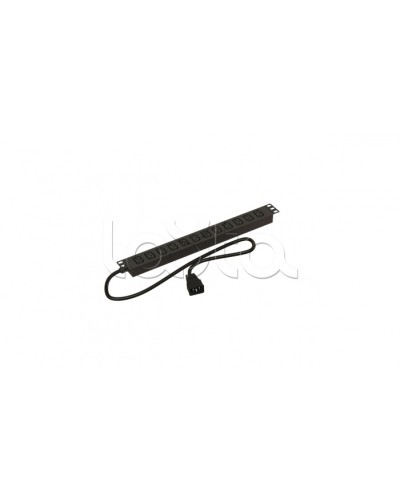 Блок розеток горизонтальный черн Hyperline (SHE19-12IEC-2.5AIEC) в Оренбурге Блоки розеток Pintop.ru