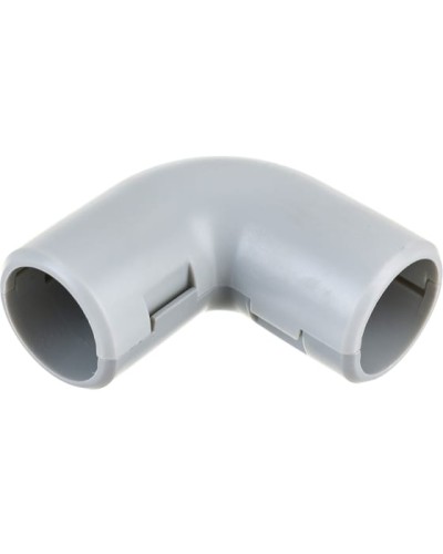 CI20G Угол 90 гр.(2част.) для труб D20мм, цвет белый (1уп = 25шт) Экопласт (41220-25W) в Оренбурге Повороты, муфты, тройники Pintop.ru