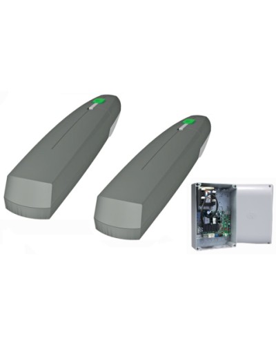 Came AXI (до 300 кг до 2,5 м 100%) (серый) SWN25 - Привод 24 В линейный самоблокирующийся с энкодером для створок 2,5 м, корпус серыйZL65 - Блок управления с расширенным набором функций в Оренбурге Автоматизация ворот Pintop.ru